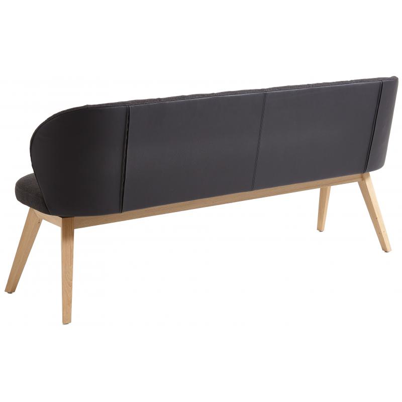 Runa Romy Bench In Fabric & Leather | Snell & Robins