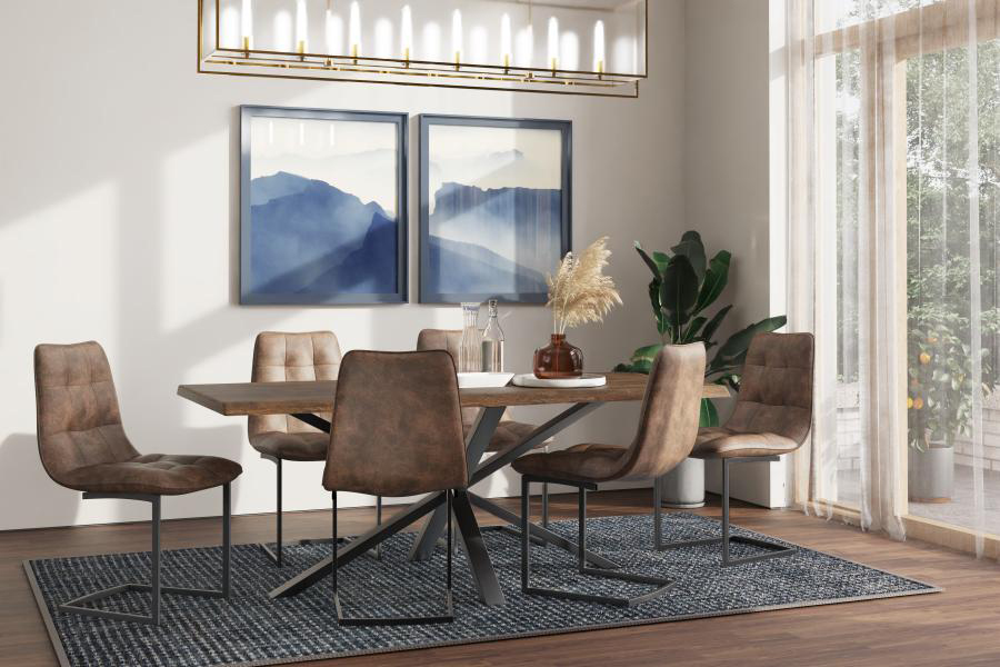 Kaprun 2m Solid Oak Dining Table - U Legs